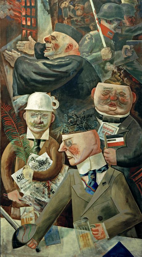 George Grosz's Pillars of Society (1926) Photograph: Akg-Images/AKS0 Dadaism Art, George Grosz, New Objectivity, Max Beckmann, Degenerate Art, Istoria Artei, German Expressionism, Dada Art, Willem De Kooning