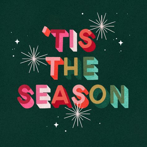 X-tina (@x_and_co) • Instagram photos and videos Christmas Graphic Design, Holiday Graphics, Christmas Typography, Graphic Design Cards, Procreate Lettering, Ipad Lettering, Christmas Time Is Here, Christmas Graphics, Holiday Mood