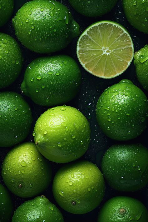 Fresh Lime With Water Drops, Lime Print Kitchen Decor, Fruit Art Print, Vegan and Vegetarian Posters, Dining Room & Kitchen Decor - Etsy Green Backgrounds Aesthetic, Fresh Fruit Water, Lime Background, Green Items, Vegetables Photography, Green Poster, Fruit Art Print, Green Lemon, Lime Peel