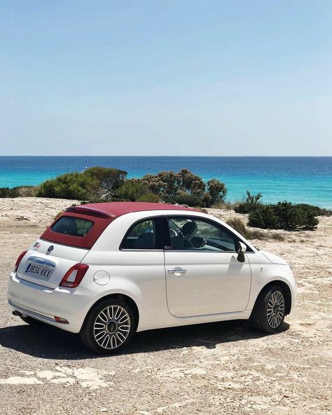 Fiat 500 Cabrio, Say Yes To New Adventures, Car Selfies, Fiat 500c, Chasing Cars, Fiat Cars, Italy Aesthetic, Mode Of Transport, Car Interior Decor