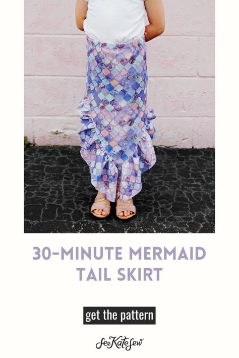 Mermaid Tail Skirt No Sew Mermaid Skirt, Mermaid Skirt Pattern, Mer People, Mermaid Costume Kids, Girls Mermaid Costume, Diy Mermaid Tail, Mermaid Tail Skirt, Mermaid Tail Pattern, Mermaid Costume Diy