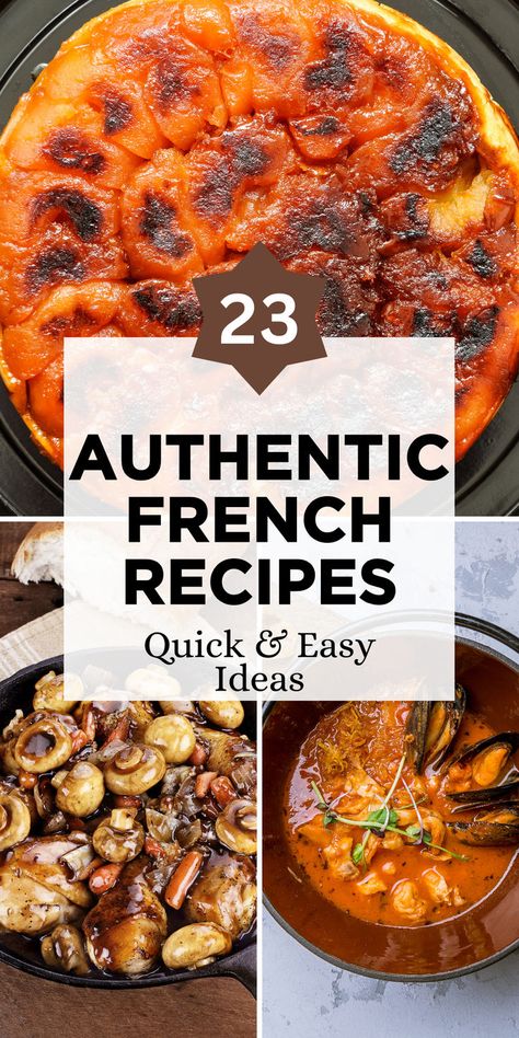 Authentic French Recipes, Classic Dinners, French Meal, Regions Of France, French Recipes, French Dishes, Easy Ideas, Authentic Recipes, Classic Dishes