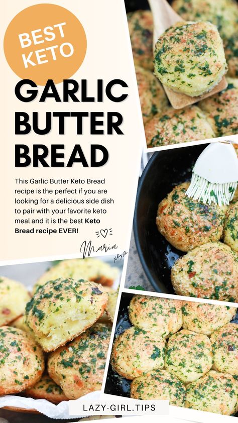 Garlic Butter Magic: The Best Keto Bread Ever! Experience the magic of our Garlic Butter Keto Bread – the best keto bread ever! A symphony of flavors with almond flour, bacon bits, and cheesy delight. Flour Bacon, Best Keto Bread Recipe, Keto Garlic Bread, Garlic Butter For Bread, Keto Bread Recipes, Keto Bread Recipe, Homemade Garlic Butter, Best Keto Bread, Baked Garlic