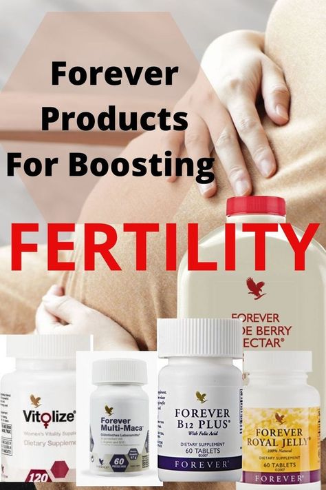 Supplements are great ways to overcome infertility in both female and men. Forever products are designed to help hormonal balance, boost sperm counts to help fertility. They are organic products to cover up nutritional gaps created by unwholesome eating habits Fertility Products, Forever Living Products Benefits, Fertility Tea, Forever Company, How To Increase Fertility, Testosterone Boosting Foods, Fertility Supplements, Sperm Count, Forever Living Aloe Vera