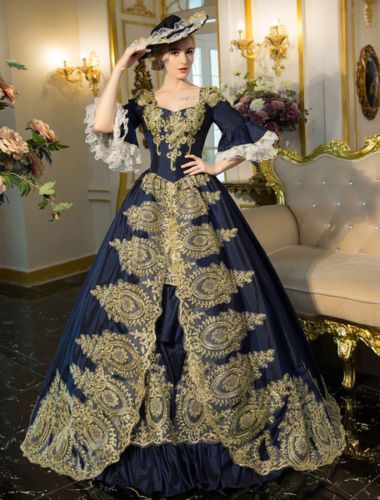 1530s Dress, Pirate Ball Gown, Dickens Fair Costume, 1800s Dresses Victorian Gowns, Traditional Costumes Of The World, Victorian Masquerade Ball, Modern Princess Dress, Victorian Day Dress, Gothic Rococo