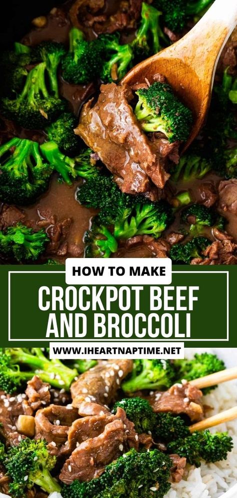 Forget takeout and make restaurant-worthy crockpot beef and broccoli at home. This easy recipe takes only 10 minutes to prep. Let your crockpot do the work for tender, flavorful beef and broccoli. Stir Fry Keto, Slow Cooker Beef Broccoli, Crock Pot Easy, Crockpot Beef And Broccoli, Chinese Sauce, Beef And Broccoli Recipe, Steak And Broccoli, Slow Cooker Broccoli, Broccoli Dishes