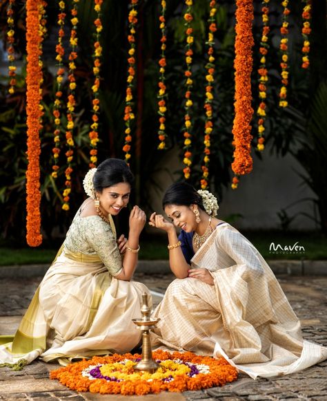 Onam celebration is an occasion for people to remind themselves of the all pervasive nature of the Divine." Wishing all Family members & dear ones a Happy Onam! May you all have  a Happy, Peaceful and Prosperous Year ahead. Jewellery : @tanishqcalicut  Costumes : @boutiquehaneen  MUA : @azhak.makeover   #onam #2020 #happyonam Onam Celebration With Friends, Onam Shoot Poses, Onam Photoshoot Group Poses, Onam Shoot Ideas, Onam Photoshoot Ideas Family, Diwali Family Photoshoot, Deepavali Photoshoot, Onam Photoshoot Ideas At Home, Diwali Shoot Ideas