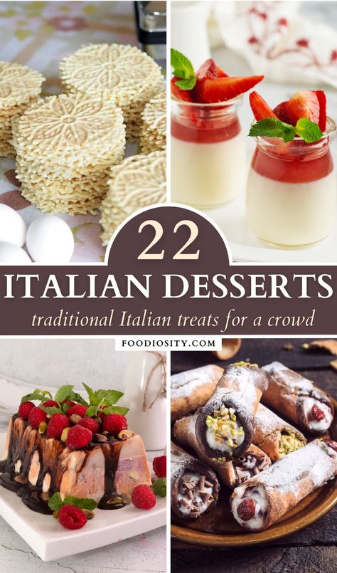 Cooler Ideas Fraternity, Asian Pizza, Treats For A Crowd, Pizza And Coffee, Asian Bakery, Authentic Italian Desserts, Italian Desserts Easy, Italian Desserts Traditional, Asian Appetizers