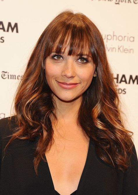 Ombre Bob, Fred Leighton, Rashida Jones, Celebrities Before And After, Long Bangs, Haircuts For Fine Hair, Fish Tail Braid, Dream Hair, Redheads