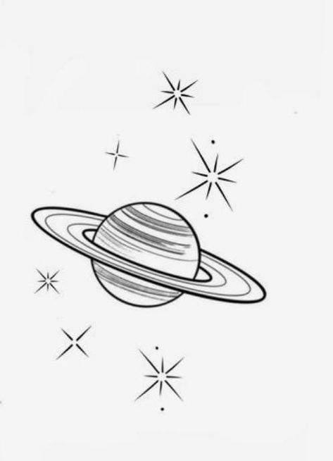 Saturn Planet Tattoo, Saturn Drawing, Planet Sketch, Trident Tattoo, Mum Tattoo, Saturn Tattoo, Blade Tattoo, Sun Tattoo Designs, Ankle Tattoos For Women