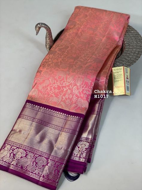 Wedding Saree Colour Combinations, Bridal Saree Color Combinations, Best Silk Saree Colour Combination, Purple Saree Bride, Latest Pattu Saree Colour Combinations, Pattu Saree Combinations Color Combos, Silk Saree Combinations Color Combos, Sarees Colour Combinations, Pattu Saree Colour Combinations