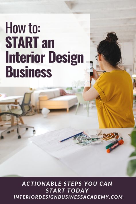 Interior Design Jobs From Home, Interior Design Startup, Starting A Home Decor Business, Interior Decor Business, How To Become Interior Designer, Interior Decorating Business, Interior Design Firm, Interior Design Classes Online, Starting An Interior Design Business