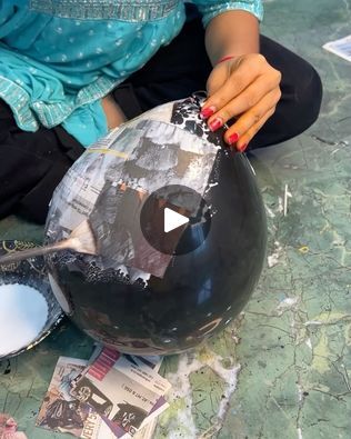 Ballon and old newspaper best DIY idea | Ballon and old newspaper best DIY idea 
#fun #balloncraft #recycling #viral | By Deep's CRAFTFacebook Ballon Crafts, How To Make Balloon, Recycle Newspaper, Paper Balloon, Old Newspaper, Best Diy, Mask Making, Tissue Paper, Fun Diys