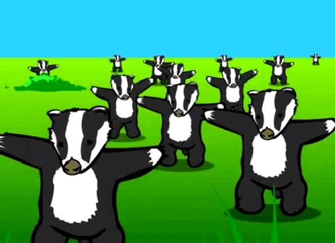 Badger badger badger badger badger badger Charlie The Unicorn, Flash Animation, School Computers, Honey Badger, Smosh, Steve Jobs, Internet Funny, Badger, Internet Archive