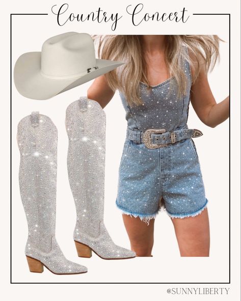 I just found this rhinestone denim romper from Show Me Your Mumu and it would be so cute for a country concert or Nashville bachelorette trip! country concert | nashville | bachelorette outfits | denim outfit | cowgirl boots | betsey johnson | cowgirl hat | rodeo | pbr | cowgirl outfit | western outfit Follow my shop @sunnyliberty on the @shop.LTK app to shop this post and get my exclusive app-only content! #liketkit #LTKshoecrush #LTKstyletip @shop.ltk https://liketk.it/4hBFx Denim And Rhinestone Outfit Bachelorette, Denim And Rhinestones Bachelorette, Denim Outfit Cowgirl, Denim Bachelorette Outfit, Denim And Rhinestone Outfit, Denim And Diamonds Outfit, Rhinestone Cowgirl Outfits, Nashville Bachelorette Outfits, Diamonds Bachelorette