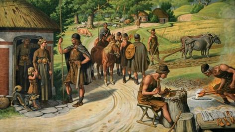 A fascinating new study chronicles the family histories of European Bronze Age households, revealing the presence of surprising marital practices, patterns of inheritance, and the unexpected early emergence of social inequality within these homestead farms—including the possible use of slaves or servants. Ancient Artifacts Archaeology, Bronze Age Tools, Bronze Age Collapse, Ancient Artifacts Prehistoric, Sea Peoples, Bronze Age Civilization, Ancient Warfare, Ancient Maps, Ancient Origins