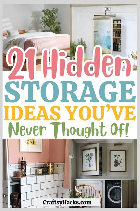 Book Storage Hidden, Remodel Storage Ideas, Hidden Drawers In Wall, Added Storage Ideas, Unused Storage Space Ideas, Cool Things To Put In Your House, Back Door Storage Ideas, Cabinet End Storage, Hidden Built In Storage