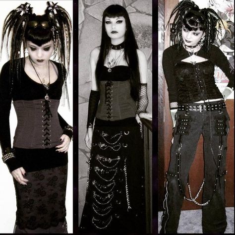 Mall Goth Fashion, Mall Goth Outfits, Mall Goth Aesthetic, Goth 90s, Fashion 2000s, 90s Goth, Goth Subculture, Outfits 90s, Goth Y2k