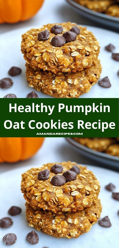 Looking for delicious cookies recipes? Try these Healthy Pumpkin Oat Cookies! An easy cookies recipe that's packed with nutritious pumpkin flavor. Perfect for dinner ideas, and also a healthy pumpkin dessert option for your family. Pumpkin Oat Cookies, Oat Cookies Recipe, Healthy Pumpkin Recipes, Healthy Pumpkin Dessert, Oat Cookie Recipe, Pumpkin Oats, Pumpkin Recipes Healthy, Pumpkin Recipes Easy, Pumpkin Desserts