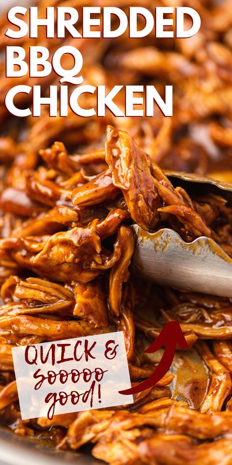 Chopped Bbq Chicken, Pulled Barbecue Chicken Sandwiches, Quick Pulled Chicken Recipe, Bbq Chicken Pulled Sandwiches, Best Bbq Chicken Sandwiches, Bbq Chicken Sandwiches Crockpot, Easy Bbq Shredded Chicken, Shredded Bbq Chicken Crockpot Easy, Instapot Shredded Bbq Chicken Recipes