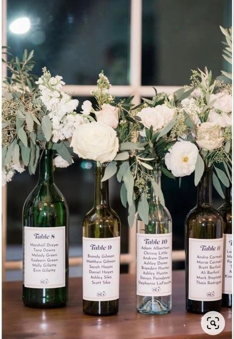 Chart Ideas, Tafel Decor, Wedding Bottles, Future Wedding Plans, Cute Wedding Ideas, Wedding Mood Board, Seating Chart Wedding, Wedding Mood, Winery Weddings