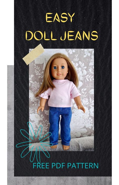 15 Inch Doll Clothes Patterns Free, American Girl Doll Clothes Patterns Free, American Girl Clothes Patterns Free, Free American Girl Doll Clothes Patterns, Diy American Girl Doll Clothes, American Girl Doll Sewing Patterns Free, 17 Inch Doll Clothes Free Pattern, Sew Doll Clothes, Our Generation Doll Clothes Diy