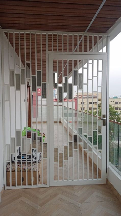 2 In 1 Gate Design, Iron Grills For Balcony, 4×4 Window Grill Design, Safety Grill Door Design For Balcony, Utility Area Grill Design India, Balcony Window Grill Design, Terrace Gate Design, Jali Window Design Modern, Front Grill Design Balcony