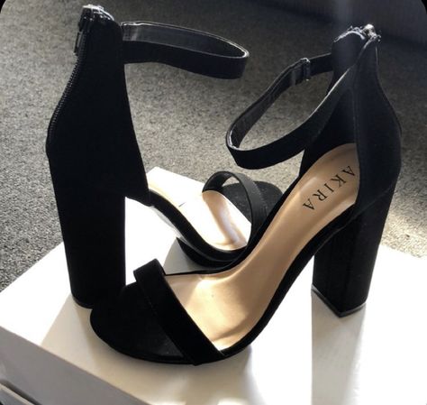 High Hill Shoes, Akira Shoes, Prom Shoes Black, Theodore Nott, Strapped Heels, Straps Heels, Lux Life, Cc Shoes, Fancy Heels