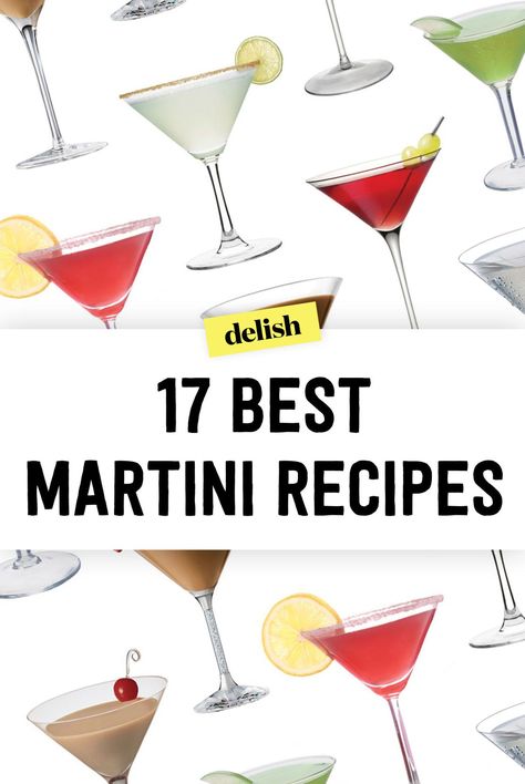 Best Martini Recipes, Best Martini, Sweet Martini, Martini Recipes Vodka, Martini Party, Martinis Drinks, Coctails Recipes, Citrus Cocktails, Martini Bar