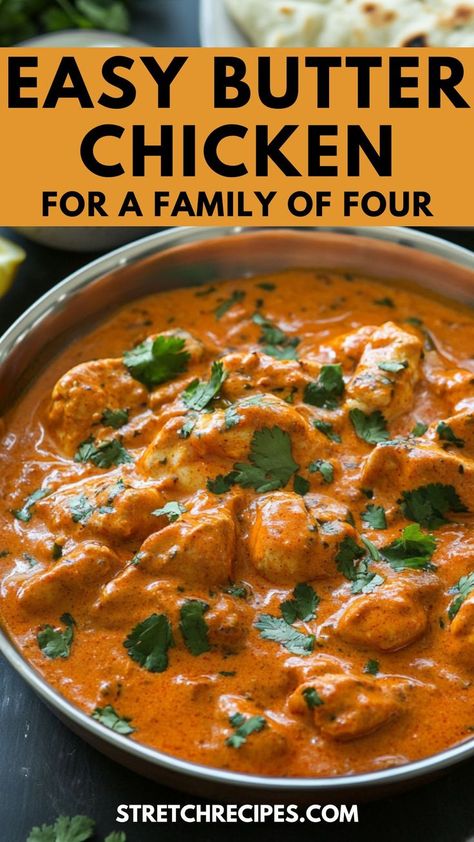 Want restaurant-quality butter chicken at home? Try our easy butter chicken recipe! It's creamy, flavorful, and easier than you think. Ideal for weeknight dinners or impressing guests. Save now and click through for this delicious butter chicken curry method. 20 Minute Butter Chicken, Home Made Butter Chicken, Quick And Easy Butter Chicken, Butter Chicken Recipe Not Spicy, Best Chicken Dishes Dinners, Traditional Butter Chicken Recipe, Best Easy Recipes Dinner, Easy Butter Chicken Sauce, How To Make Butter Chicken At Home