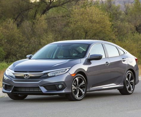 The Best New Cars of 2016 You Can Actually Afford 2016 Honda Civic Sedan, 2016 Honda Civic, Best Cars For Teens, Honda Civic 2017, Car For Teens, Honda Civic Sport, Eco Friendly Cars, Honda Civic Coupe, Sedan Cars