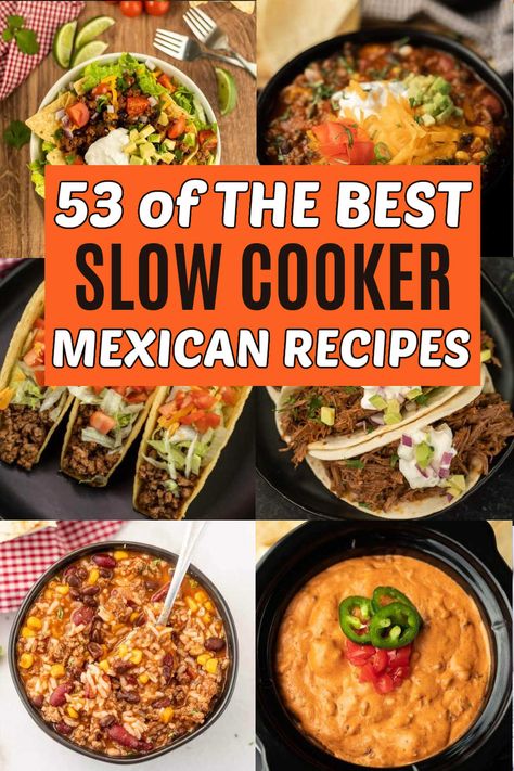 Crock Pot Mexican Recipes, Mexican Recipes Easy, Slow Cooker Brisket Tacos, Slow Cooker Mexican Recipes, Crock Pot Mexican, Mexican Slow Cooker, Easy Mexican Dishes, Crockpot Recipes Mexican, Mexican Lasagna Recipes