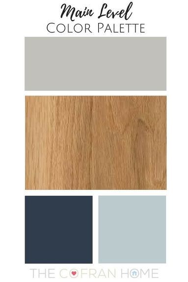 Our New Home Color Palette | Hometalk Kitchen Bar Color Ideas, Light Grey And Blue Color Palette, Grey Color Palette For Bathroom, Benjamin Moore Paint Palette Color Combinations, Paint Color Schemes Navy Blue, Navy Accent Color Scheme, Grey Rooms With Color Accents, Interior Palette Ideas, Moody Blue Interiors