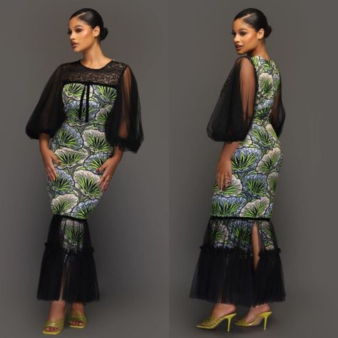 Soie Wax Model, Latest Ankara Dress Designs, Ankara Dress Designs Chic, Attached Sleeves, Ankara Dress Designs, Nigerian Lace Styles Dress, African Fabric Dress, Long African Dresses, Ankara Dress Styles