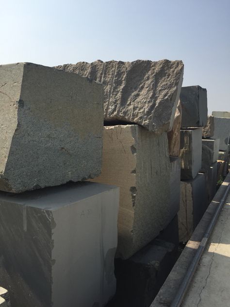 Granite and marble blocks. Granite Blocks, Marble Block, Stone Quarry, Marble Granite, Rocks And Gems, Rocks And Minerals, Athens, Marble, Stone