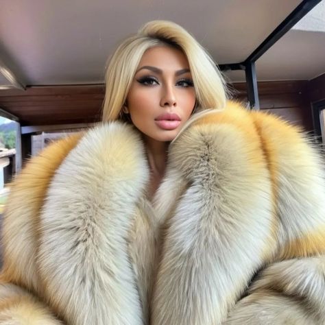 Fabulous Lady's wearing Furs and Mohair Girls Fur Coat, Neck Warmers, Fabulous Furs, Dream Dresses, Coats Women, Brown Fur, Fur Coats Women, Fox Fur Coat, Fur Coats