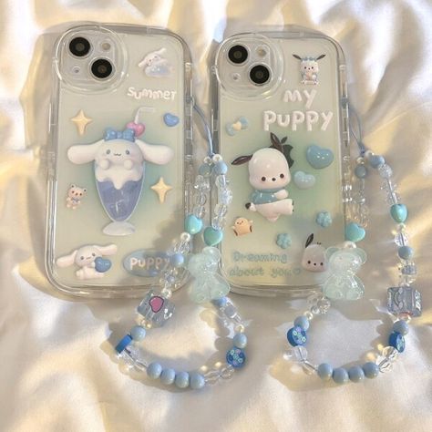 Phone Case With Chain, Kawaii Cinnamoroll, Capas Samsung, Y2k Girl, Girly Phone Cases, Kawaii Phone Case, Mobile Case, Pretty Iphone Cases, Pretty Phone Cases