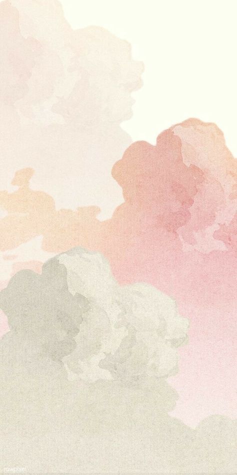 Pink Clouds Wallpaper, Pastel Background Wallpapers, Abstract Wallpaper Design, Iphone Wallpaper Pattern, Cloud Wallpaper, Phone Wallpaper Patterns, Instagram Wallpaper, Watercolor Wallpaper, Minimalist Wallpaper