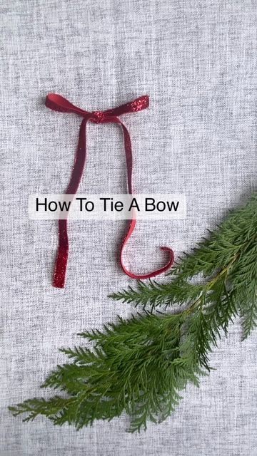 How To Tie Ornament Ribbon, How To Tie A Tiny Bow, How To Tie Small Bows With Ribbon, How To Tie A Bow Video, How To Tie A Bow With Velvet Ribbon, How To Tie A Velvet Bow, Bow Tying Tutorial Ribbons Simple, How To Make A Bow For Christmas Tree, How To Tie Bows For Christmas Tree