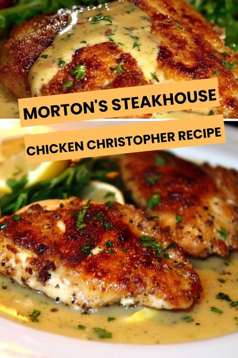 Morton’s Steakhouse Chicken Christopher Recipe – Hungarian Chef Chicken Horseradish Recipes, Chicken Tonight Country French Copycat, Mortons Steakhouse Chicken Christopher, Chicken Recipes For Dinner Instant Pot, Chicken Au Poivre Recipe, Gourmet Chicken Recipes Fancy, Muenster Chicken Recipe, Chicken Christopher Recipe, Church's Chicken Recipe