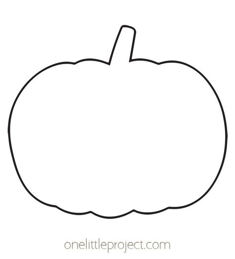 Plain Pumpkin Coloring Page, Cute Pumpkin Craft, Halloween Craft Pumpkin, Halloween Painting Templates, Square Pumpkin Crafts Preschool, Halloween Pumpkin Templates Printable, Blank Pumpkin Template, Pumpkin Leaf Template Free Printable, Traceable Pumpkin