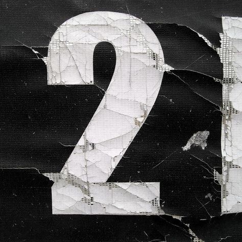 typography number - contrast - vintage - noise - typo - letter - lettering - two Gfx Design, Graphic Design Collection, Typography Graphic, Typography Letters, Typography Inspiration, Number Two, Number 2, Graphic Design Typography, Letters And Numbers