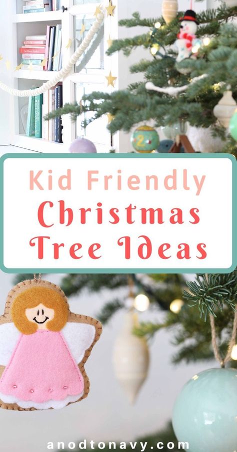 Such cute ideas for a kid friendly Christmas tree! Merry Christmas! Our Christmas tree this year is a little bit old fashioned and kid friendly, but full of memories! #minimalchristmas #minimalchristmastree #colorfulchristmasideas #kidfriendlychristmasdecor Kid Friendly Christmas Tree, Toddler Christmas Tree, Fashion Christmas Tree, Christmas Trees For Kids, Natural Christmas Decor, Minimal Christmas, Diy Crafts For Adults, Cute Ideas, Simple Christmas Tree