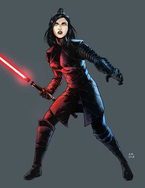 Star Wars Outfit, Female Sith, Knights Of Ren, Sith Empire, Star Wars Sith, Campaign Ideas, Star Wars Characters Pictures, Star Wars Drawings, Star Wars Concept Art