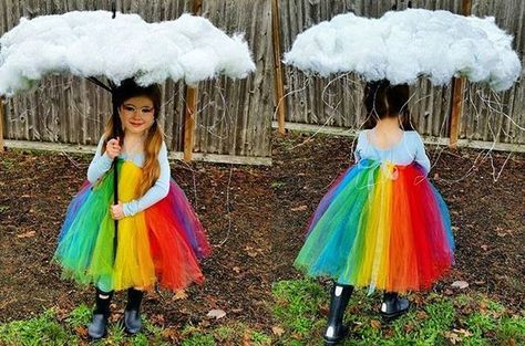 100 Cool DIY Halloween Costume for Kids for 2019 - Hike n Dip Rainbow Halloween Costume, Costumes Faciles, Rainbow Costume, Rainbow Costumes, Rainbow Halloween, Costume Carnaval, Diy Halloween Costumes For Kids, Hallowen Costume, Diy Kostüm