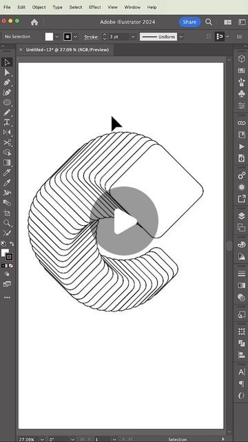 Hazem Malkawi on Instagram: "How to make a beautiful C using blend tool #hazemmalkawi" Photoshop Tools How To Use, Mesh Tool Illustrator Art, Mesh Tool Illustrator, Mesh Tool Illustrator Tutorials, Blend Tool Illustrator, Blend Tool Illustrator Tutorials, Pen Tool Illustrator, Blend Tool, Illustrator Tutorials