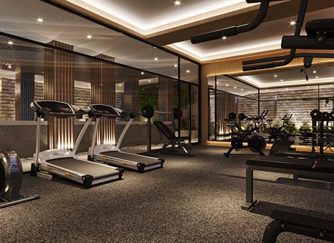 Luxury Home Gym, Dream Home Gym, Gym Design Interior, Luxury Gym, Desain Pantry, Gym Room At Home, Gym Interior, Home Gym Decor, Casa Vintage