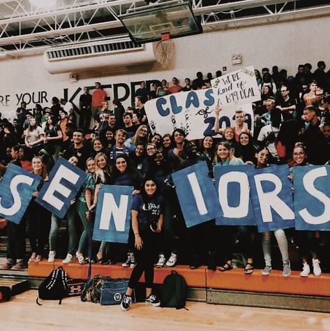 High School Spirit Stick, Senior Rally Posters, Rally Ideas Highschool, School Spirit Posters Pep Rally, School Assembly Aesthetic, Space Pep Rally, Prep Rally Poster Ideas, Senior Year Bulletin Board Ideas, Pep Rally Posters Senior