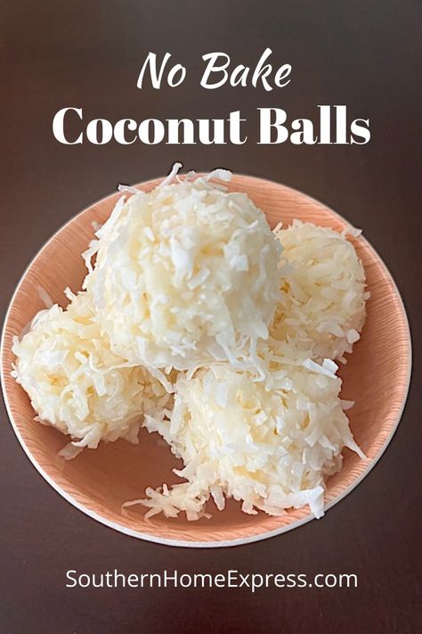 These delicious coconut balls with condensed milk are easy to make and perfect for any occasion, from coffee with friends to holiday parties. No Bake Coconut Cream Balls Recipe, Sweet And Condensed Coconut Milk Recipes, White Chocolate Coconut Balls, Coconut Snowman, Coconut Balls No Bake, No Bake Coconut Balls, Condensed Milk Recipes Easy, Coconut Balls Recipe, Recipe With Condensed Milk