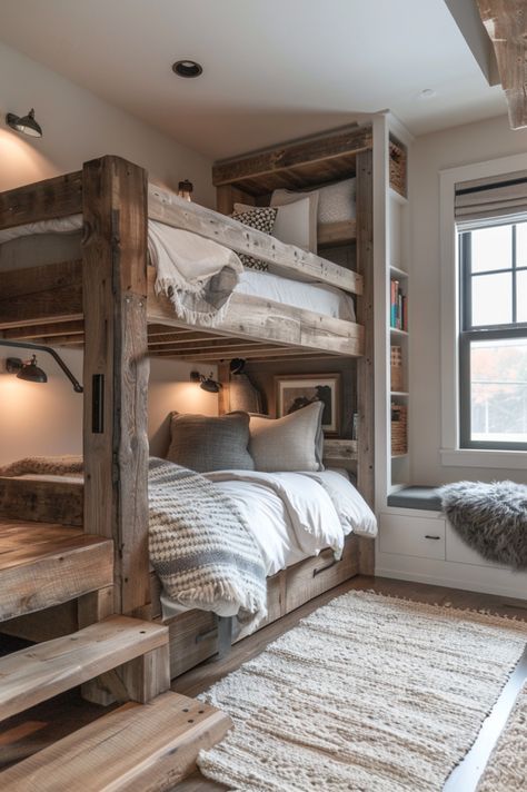 Farmhouse Kids Bedroom, Bedroom For Boys, Bedroom Ideas For Boys, Ranch House Decor, Western Bedroom Decor, Western Bedroom, Barn Style House Plans, Dream Life House, Kids Bedroom Design